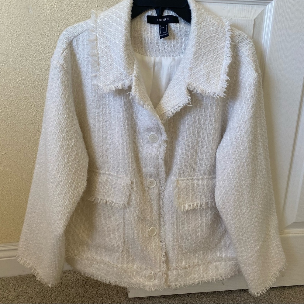 Forever 21 Tweed Jacket SZ M NWOT